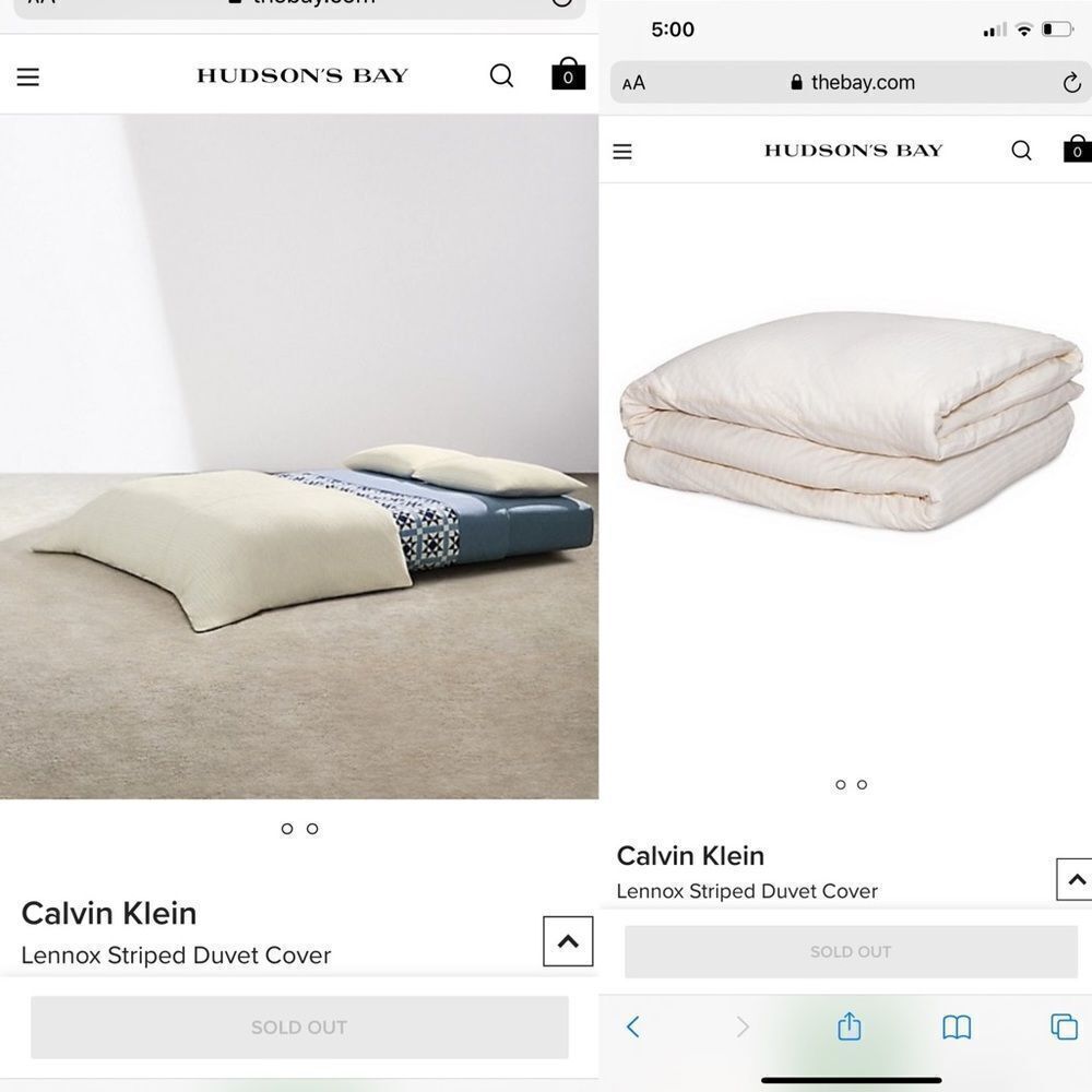 Calvin Klein
Lennox Striped Duvet Cover